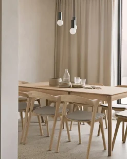 Silla Bok, Oak, warm grey*Ethnicraft Best