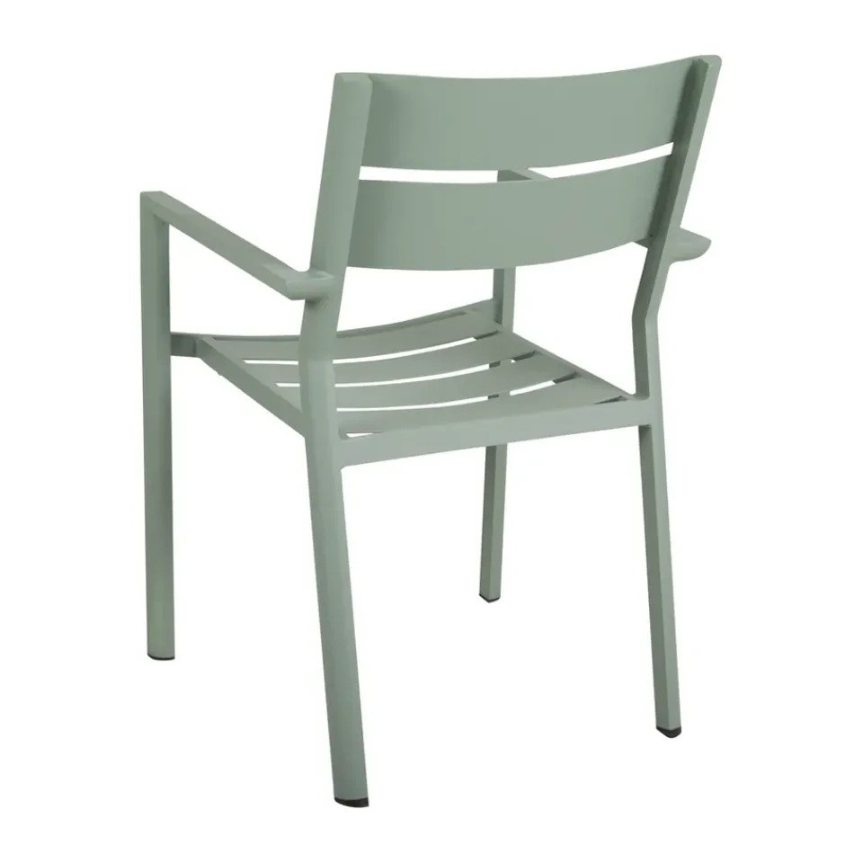 Silla con reposabrazos Delia, Dusty green*Brafab Clearance