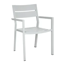Silla con reposabrazos Delia, Light grey*Brafab Discount