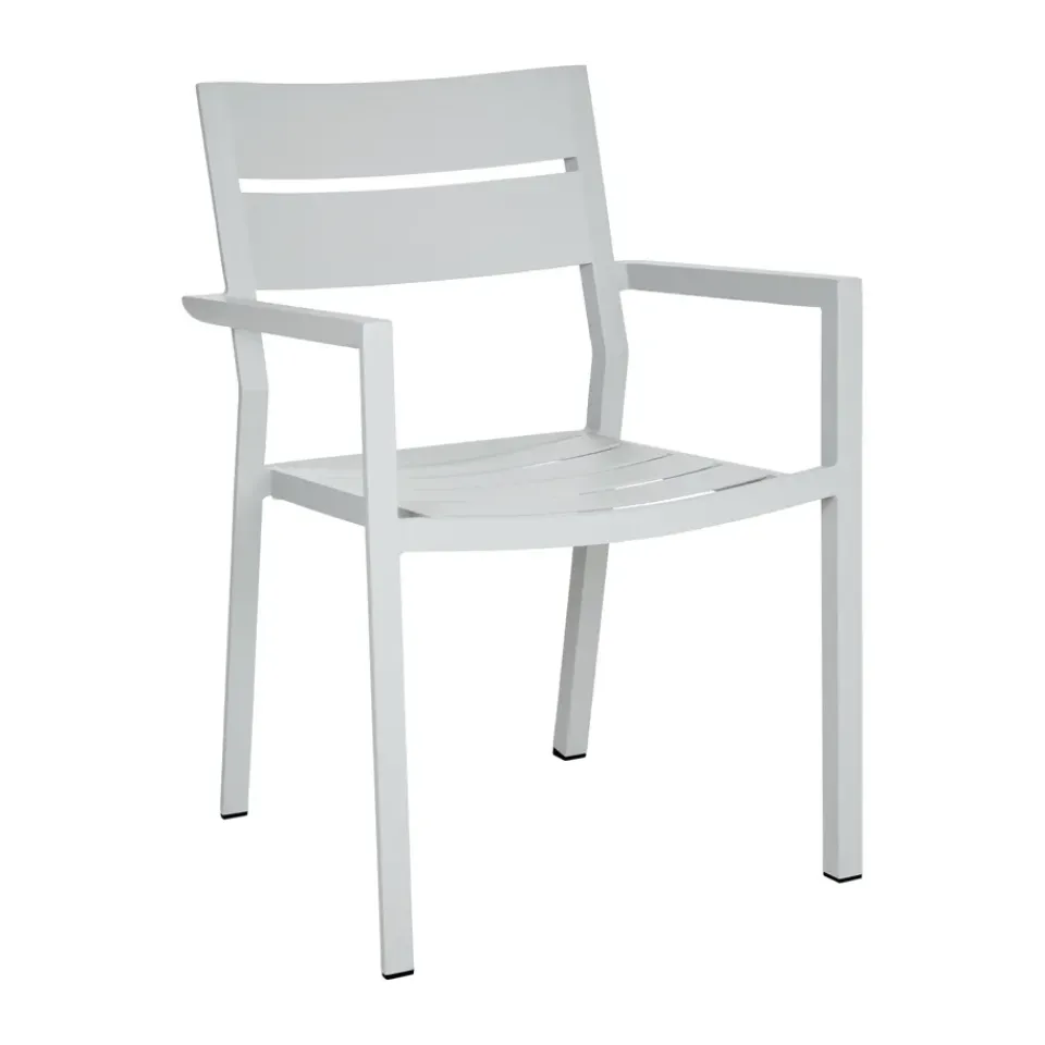 Silla con reposabrazos Delia, Light grey*Brafab Discount