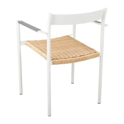 Silla con reposabrazos DK, Light grey*Brafab