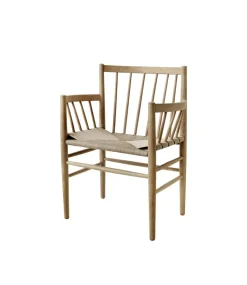 Silla con reposabrazos J82, Oak nature oiled*FDB Møbler Sale