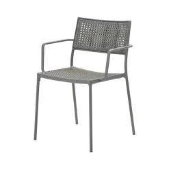 Silla con reposabrazos Less, Light grey*Cane-line Sale
