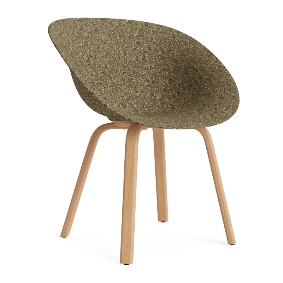 Silla con reposabrazos Mat Armchair, Seaweed-beech*Normann Copenhagen Discount
