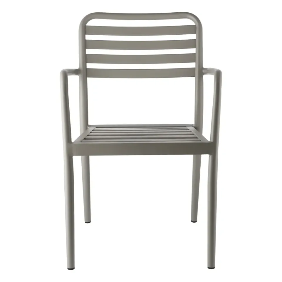 Silla con reposabrazos Messina, Taupe*1898 Clearance
