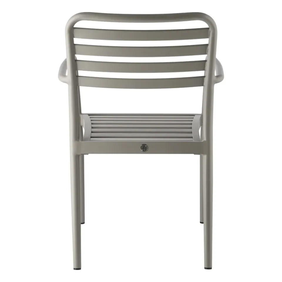 Silla con reposabrazos Messina, Taupe*1898 Clearance
