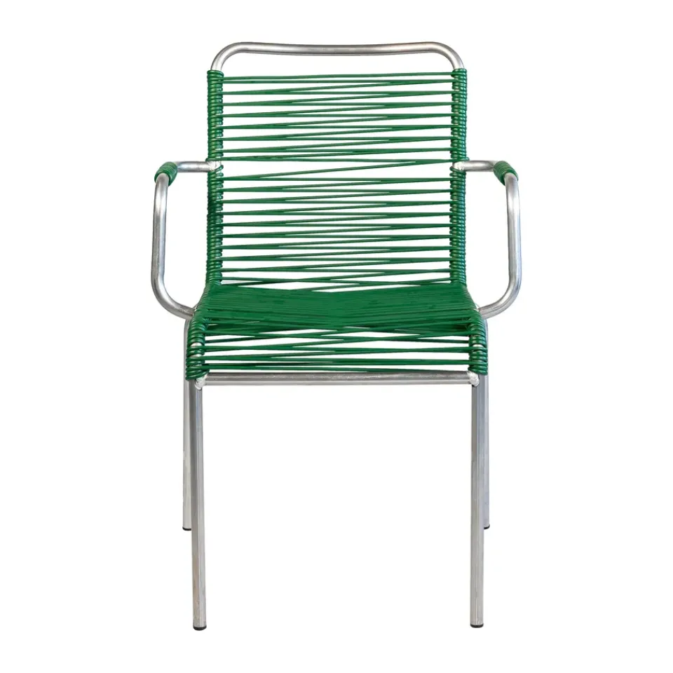 Silla con reposabrazos Mya Spaghetti, Dark green*Fiam Discount