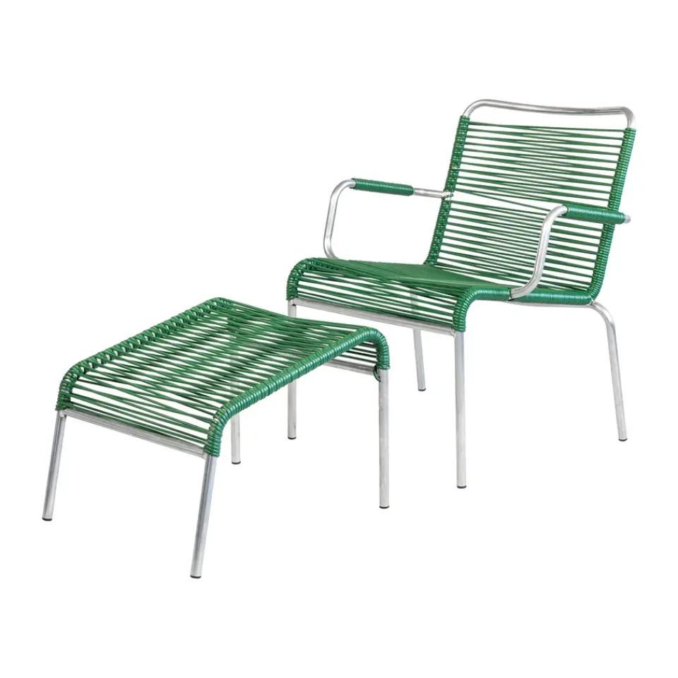 Silla con reposabrazos Mya Spaghetti, Dark green*Fiam Discount