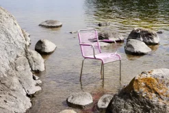 Silla con reposabrazos Mya Spaghetti, Pink*Fiam New