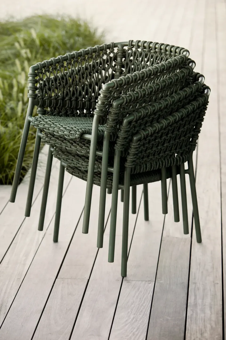 Silla con reposabrazos Ocean soft rope, Sand*Cane-line Best