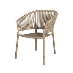 Silla con reposabrazos Ocean aluminio, Natural*Cane-line New