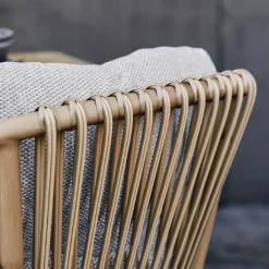 Silla con reposabrazos Ocean aluminio, Natural*Cane-line New