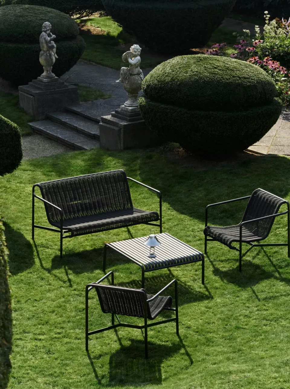 Silla con reposabrazos Palissade Cord Dining, Anthracite*HAY Clearance