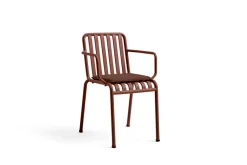 Silla con reposabrazos Palissade, Iron red*HAY New