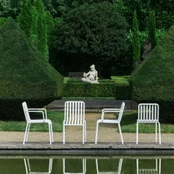Silla con reposabrazos Palissade, Cream white*HAY Outlet