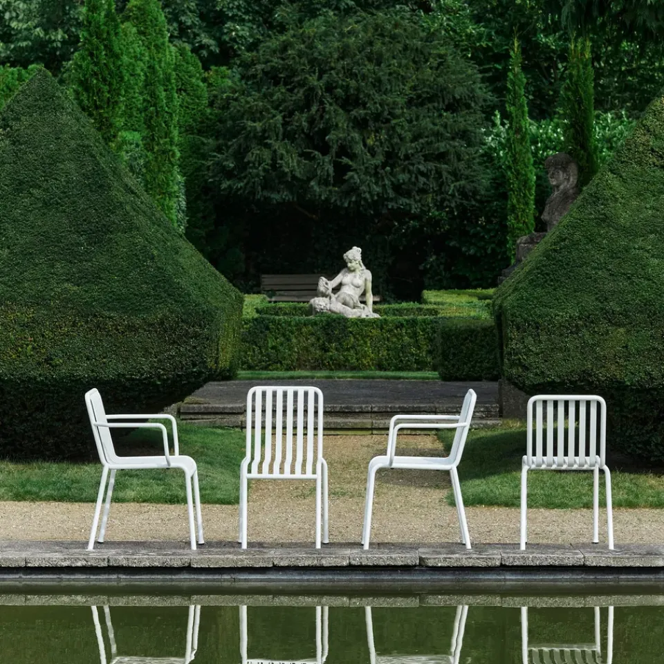 Silla con reposabrazos Palissade, Cream white*HAY Outlet