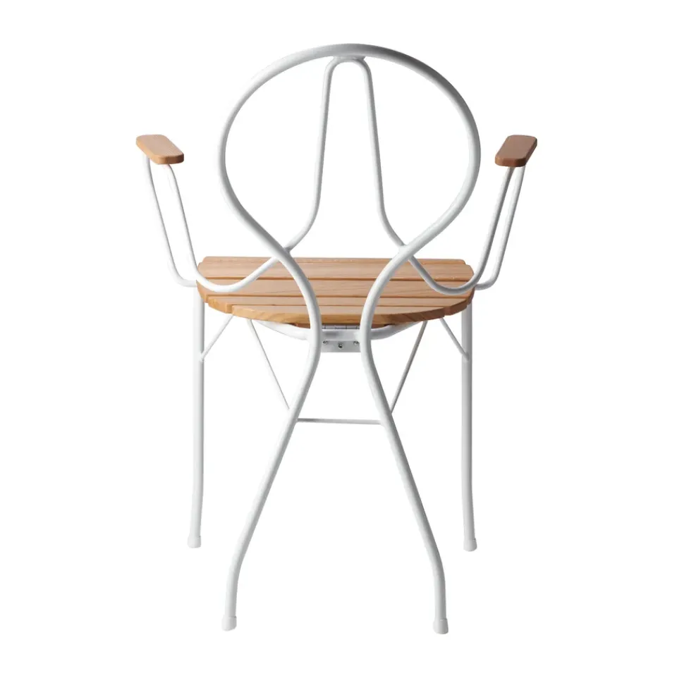 Silla con reposabrazos Pia, Soporte de acero lacado - roble aceitado*Gärsnäs Sale