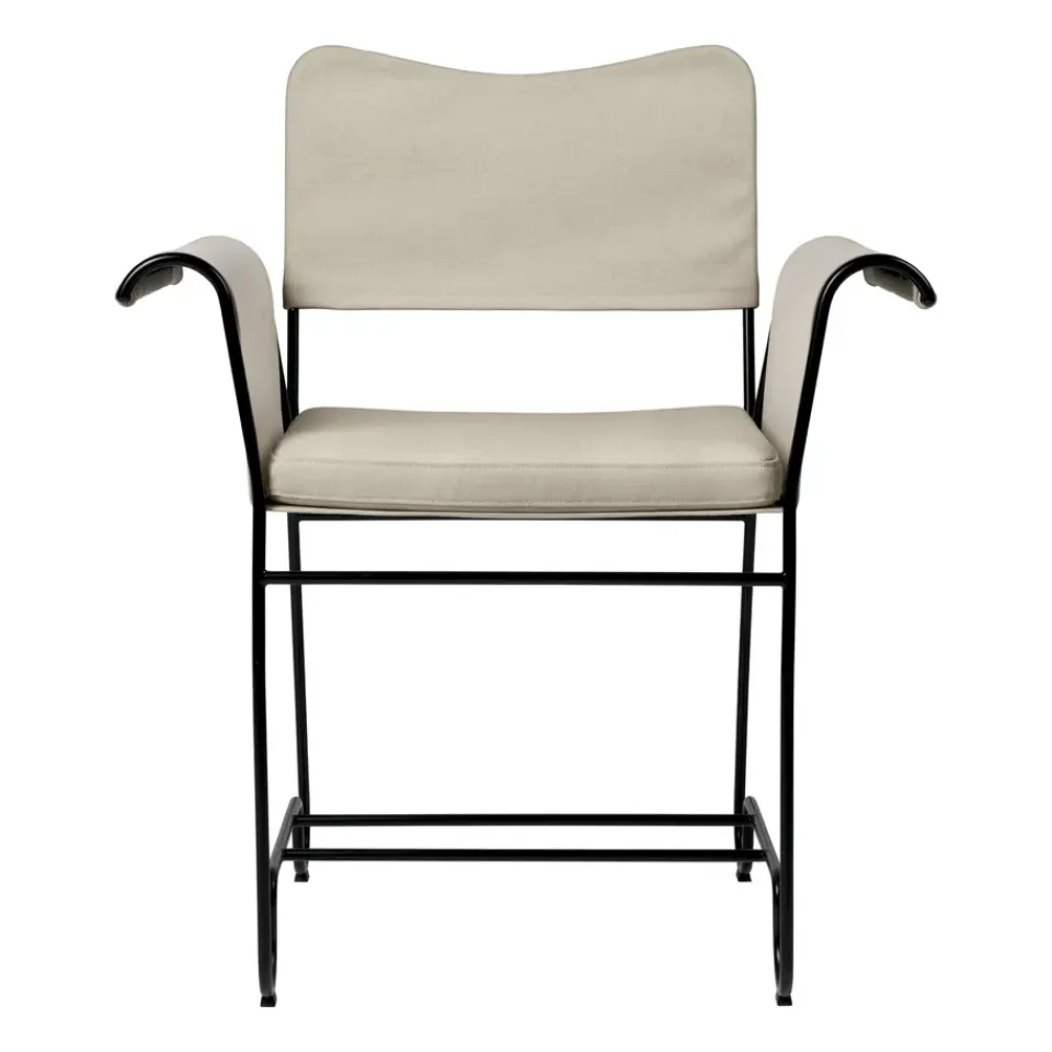 Silla con reposabrazos Tropique, Black-Leslie 12*GUBI Online