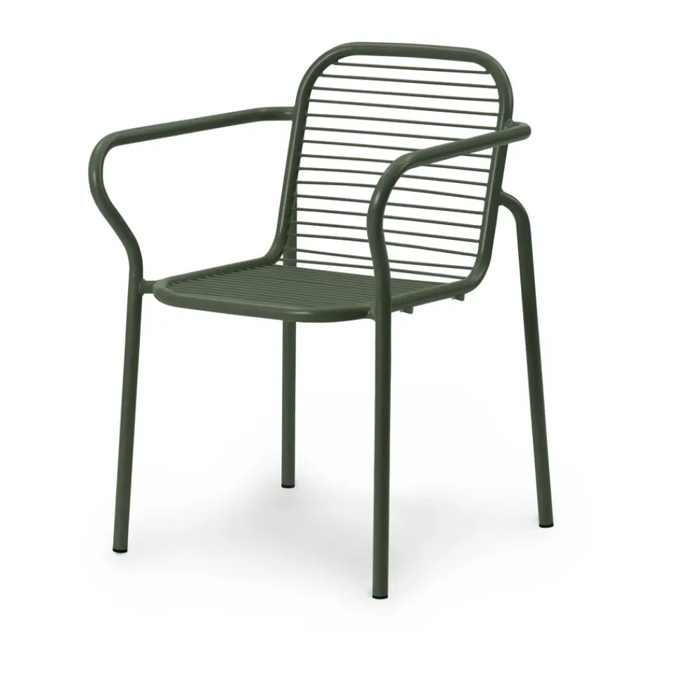 Silla con reposabrazos Vig, Green*Normann Copenhagen Online