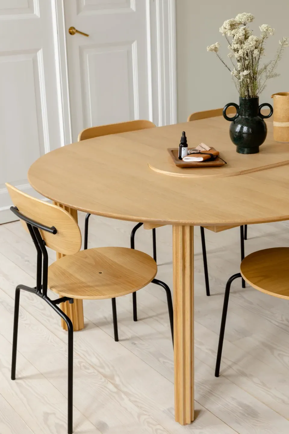 Silla Curious, Oak-black legs*Umage Best