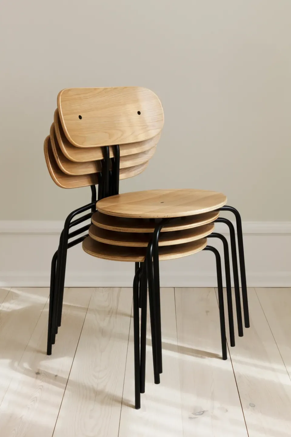 Silla Curious, Oak-black legs*Umage Best