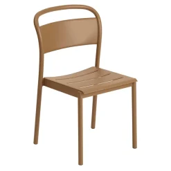 Silla de acero Linear steel side chair, Burnt orange*Muuto Clearance