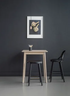 Silla de bar Colibri 63 cm, Roble barniz -cojín*Hans K Online