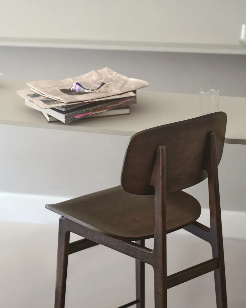 Silla de bar NY11, Roble ahumado oscuro, 75 cm*NORR11 Best
