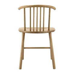 Silla de comedor VIOR asiento trenzado, Roble lacado-natural*NJRD Sale