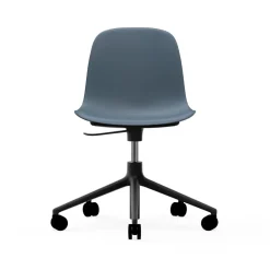 Silla de oficina Form chair swivel 5W, , aluminio negro, ruedas*Normann Copenhagen Discount