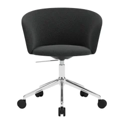 Silla de oficina Kendo Swivel con 5 ruedas, Graphite-polished aluminium*Hem Online