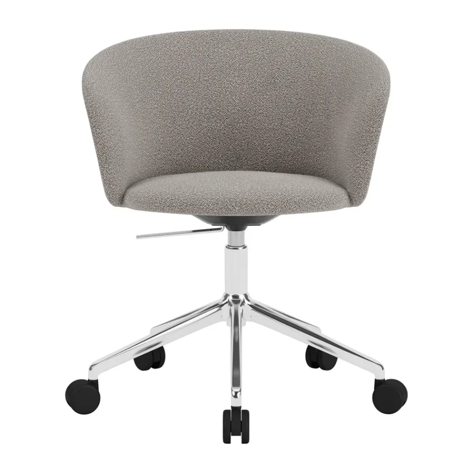 Silla de oficina Kendo Swivel con 5 ruedas, Porcelain-polished aluminium*Hem Sale
