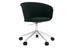 Silla de oficina Kendo Swivel con 5 ruedas, Pine-polished aluminium*Hem Sale