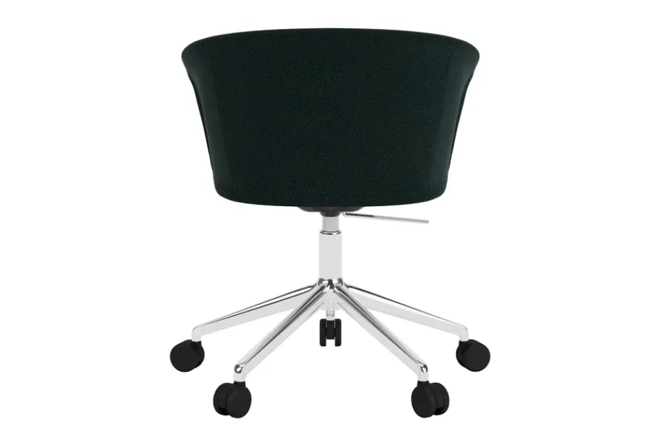 Silla de oficina Kendo Swivel con 5 ruedas, Pine-polished aluminium*Hem Sale