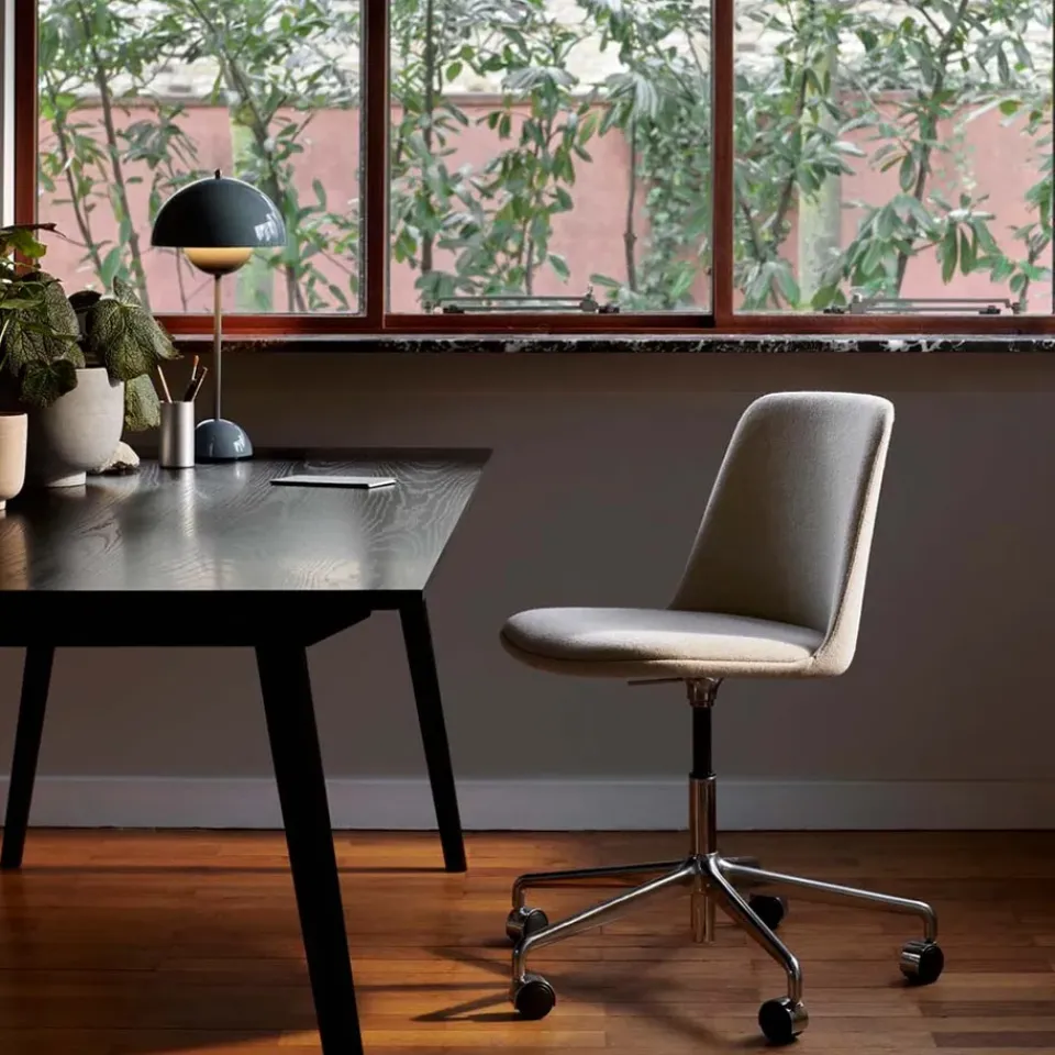 Silla de oficina Rely HW31, Hallingdal 200-base de aluminio*&Tradition Best