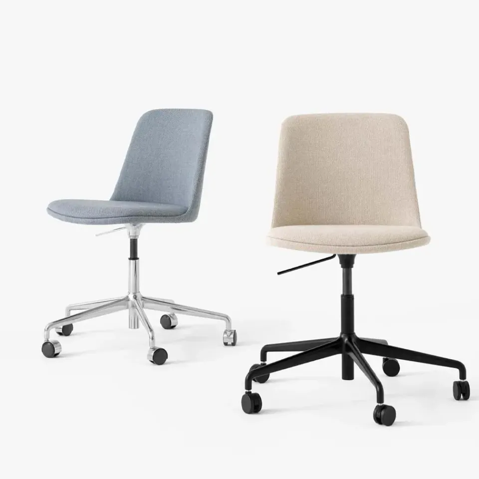 Silla de oficina Rely HW31, Hallingdal 200-base de aluminio*&Tradition Best