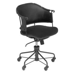 Silla de oficina Sheriff, Cuero Tärnsjö - base lacada*Källemo New