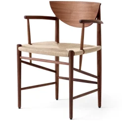 Silla Drawn HM4 con reposabrazos, Nogal*&Tradition New