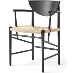 Silla Drawn HM4 con reposabrazos, roble*&Tradition Best