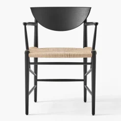 Silla Drawn HM4 con reposabrazos, roble*&Tradition Best