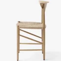 Silla Drawn HM3, Roble barnizado blanco*&Tradition