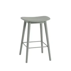 Silla Fiber counter stool 65 cm, Dusty green, patas s*Muuto Hot