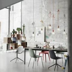 Silla Fiber side chair, dusty green*Muuto