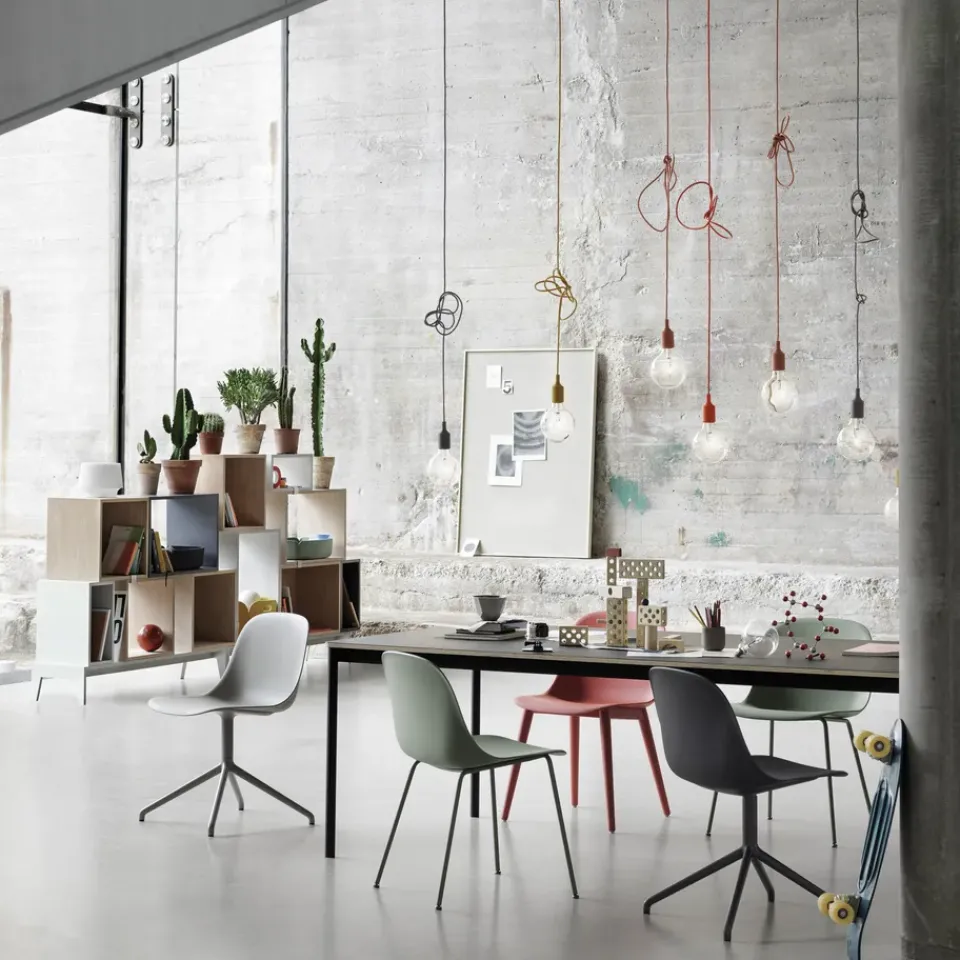 Silla Fiber side chair, dusty green*Muuto