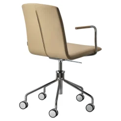 Silla giratoria con base de cromo Day, Roble-natural-H&S-elmosoft 02119*Gärsnäs Discount