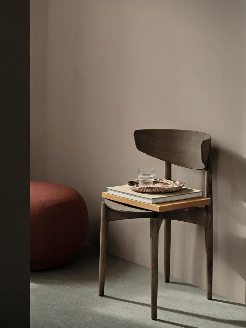 Silla Herman, Dark Stained Beech*Ferm Living Outlet