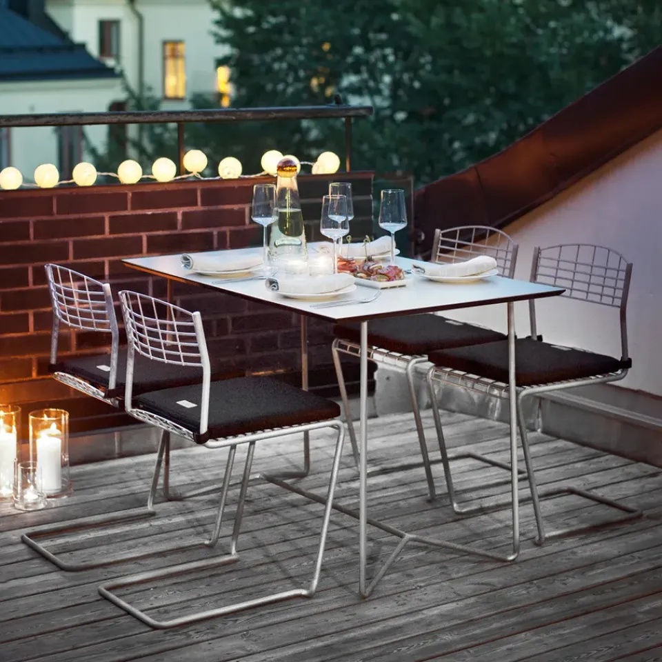 Silla High Tech, Galvanizado en caliente*Grythyttan Stålmöbler Outlet