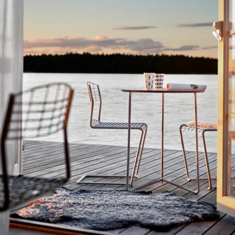 Silla High Tech, Galvanizado en caliente*Grythyttan Stålmöbler Outlet