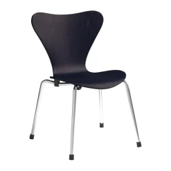 Silla infantil 3177 Series 7, Midnight blue fresno pintado-cromo*Fritz Hansen Hot