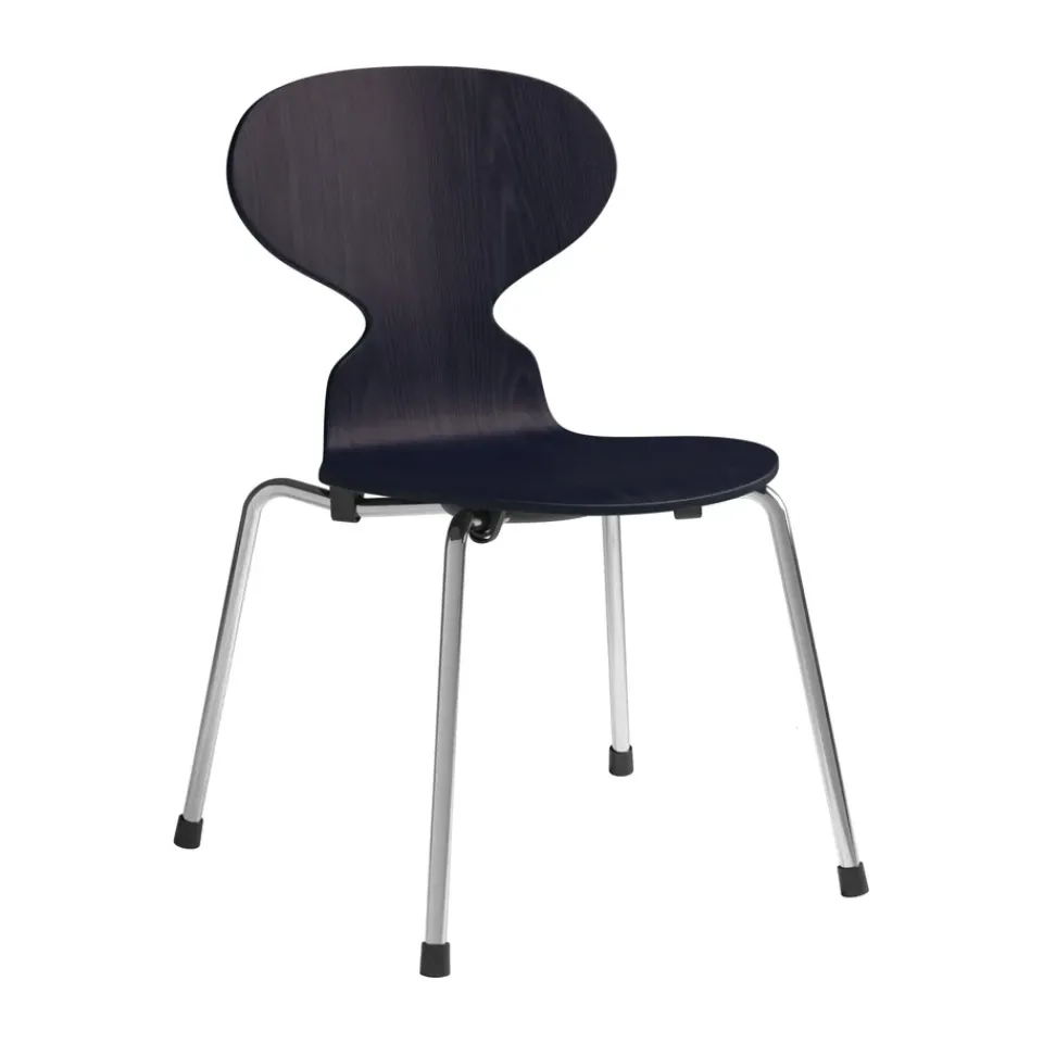 Silla infantil Myran, Midnight blue fresno pintado-cromo*Fritz Hansen Discount